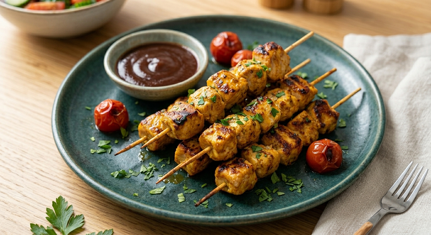 Air Fryer Chicken Skewers