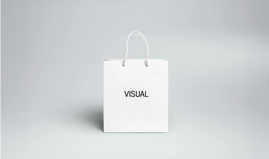 비주얼살롱 로고 쇼핑백 소