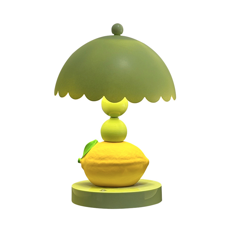 Lemon Fruit Table Lamp in Green