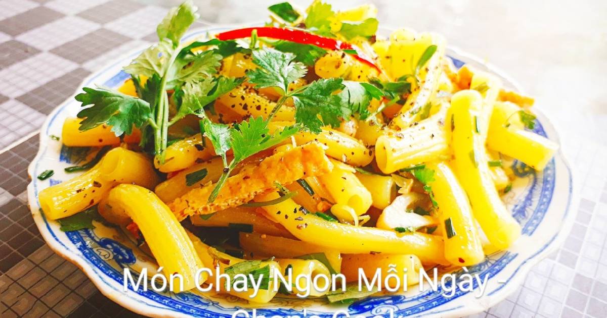 Nui trộn chay