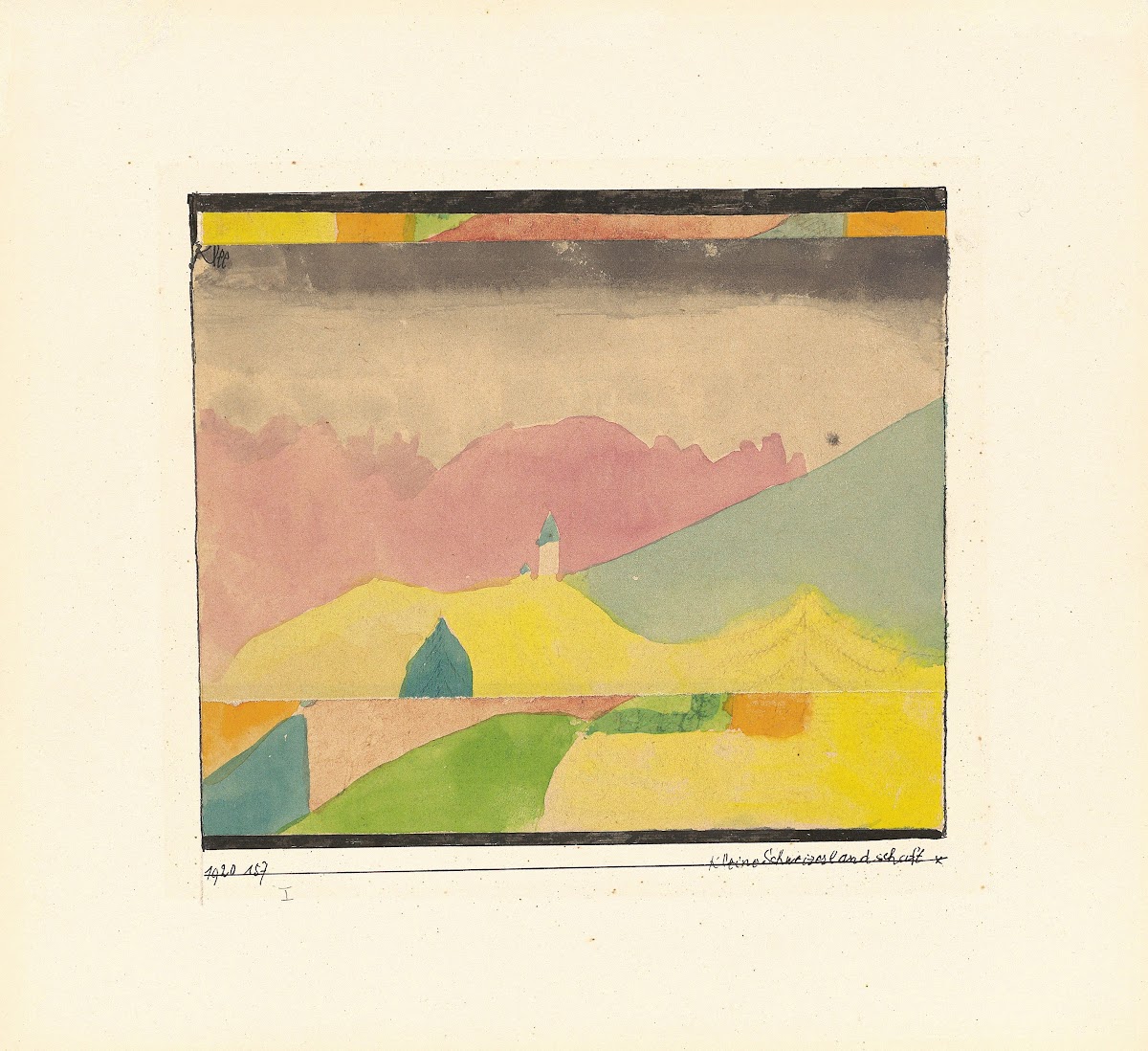 Kleine Schweizerlandschaft 1920