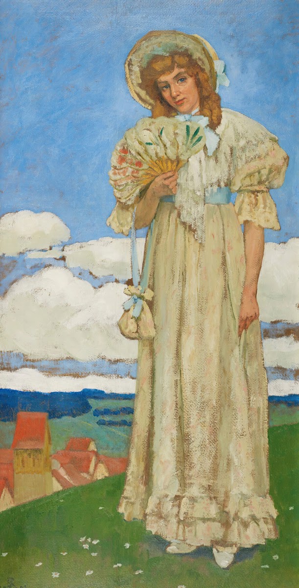 Young Lady With Fan 1903