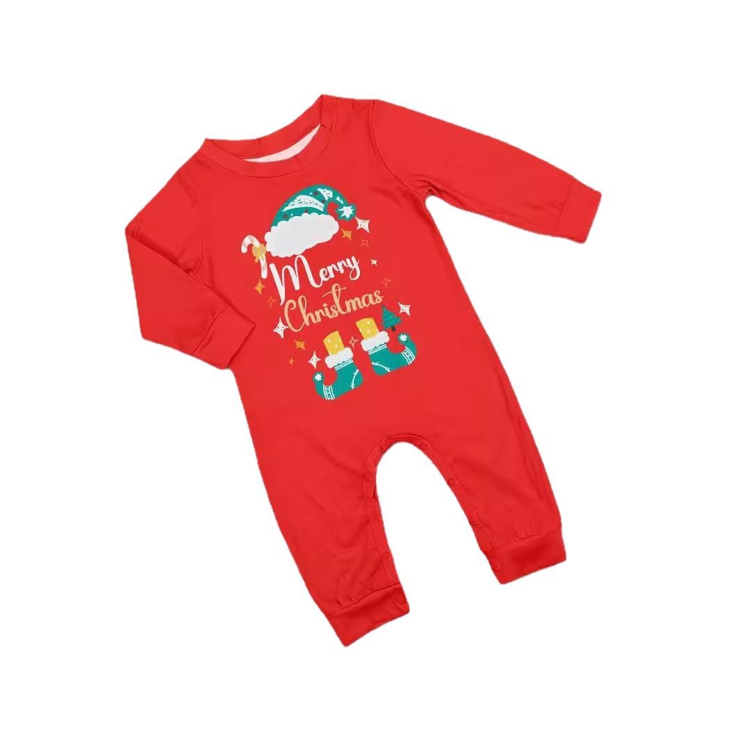 Family Pajama Set, festive, with Santa design