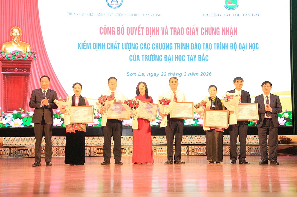 Chương trình kỷ niệm 25 năm ngày Thủ tướng Chính phủ ký Quyết định thành lập Trường Đại học Tây Bắc trên cơ sở Trường Cao đẳng Sư phạm Tây Bắc (23/3/2001 - 23/3/2026)