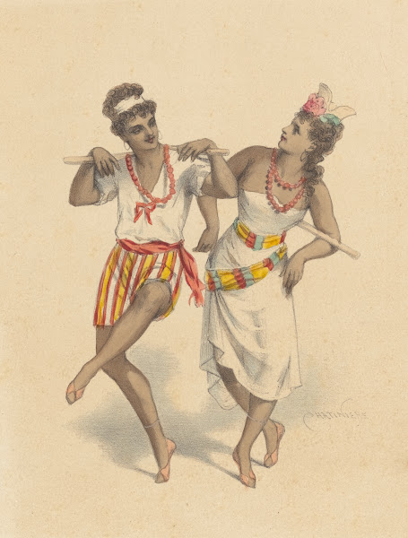 Esclaves dans le ballet de Paul et Virginie 1876 1877
