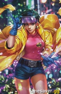 Jubilee, the new Season 9 Strategist in Marvel Rivals, with her plasmoid fireworks