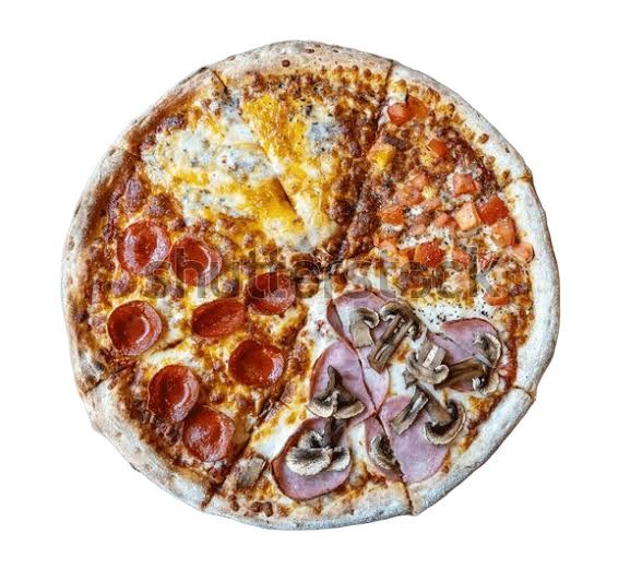 Four Season — Mushrooms, salami, artichokes & pepperoni