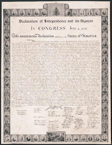 Declaration of Independence and its signers 1906
