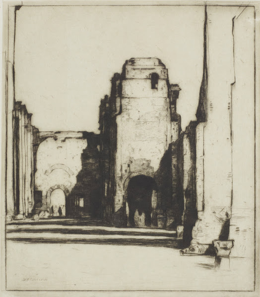 The Tepidarium Thermae of Caracalla 1925