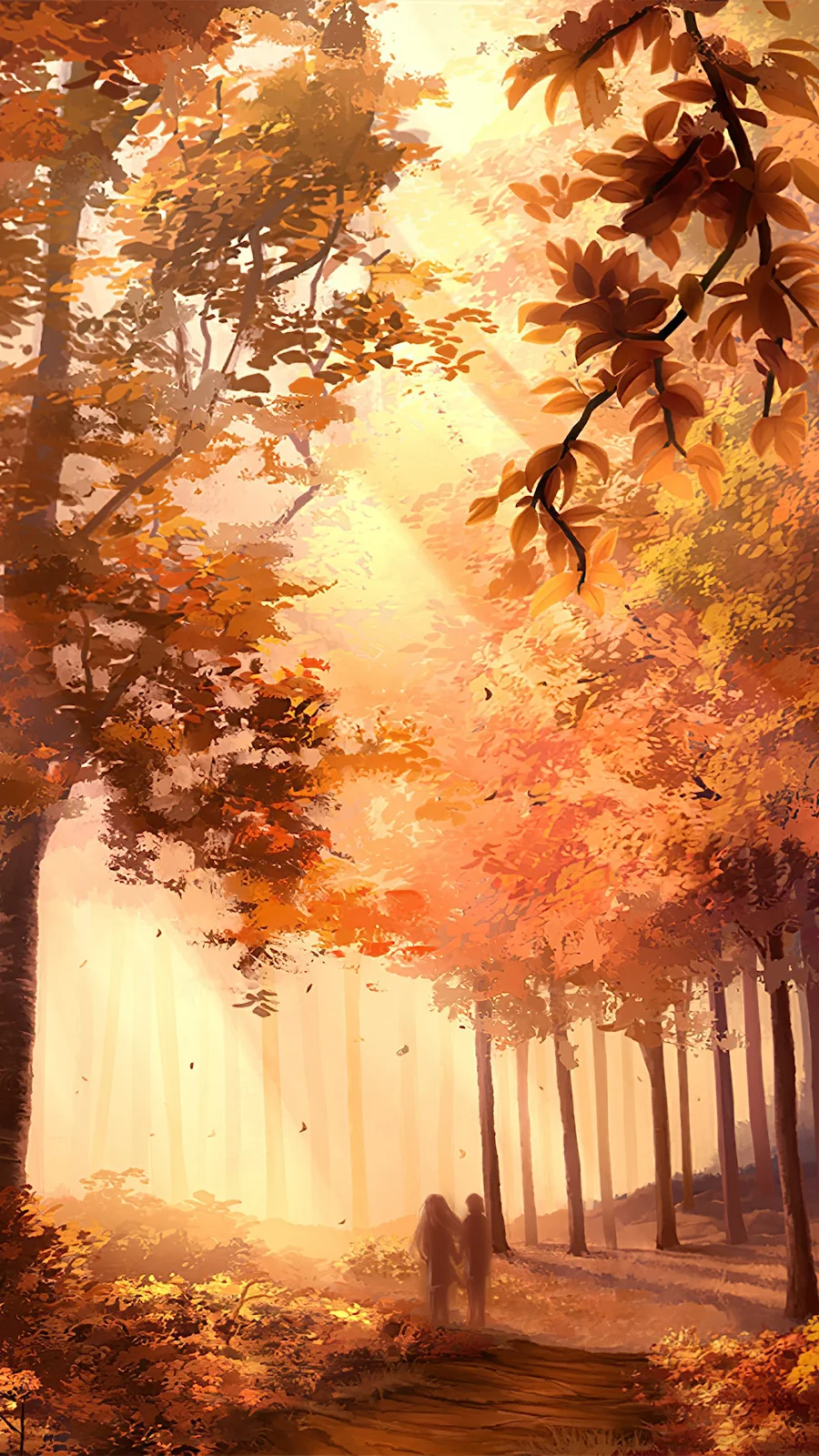 Autumns Whisper 4K iPhone Wallpaper Background [2160x3840] Free Download