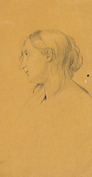 Studie zu Ossian und Malvina before 1821