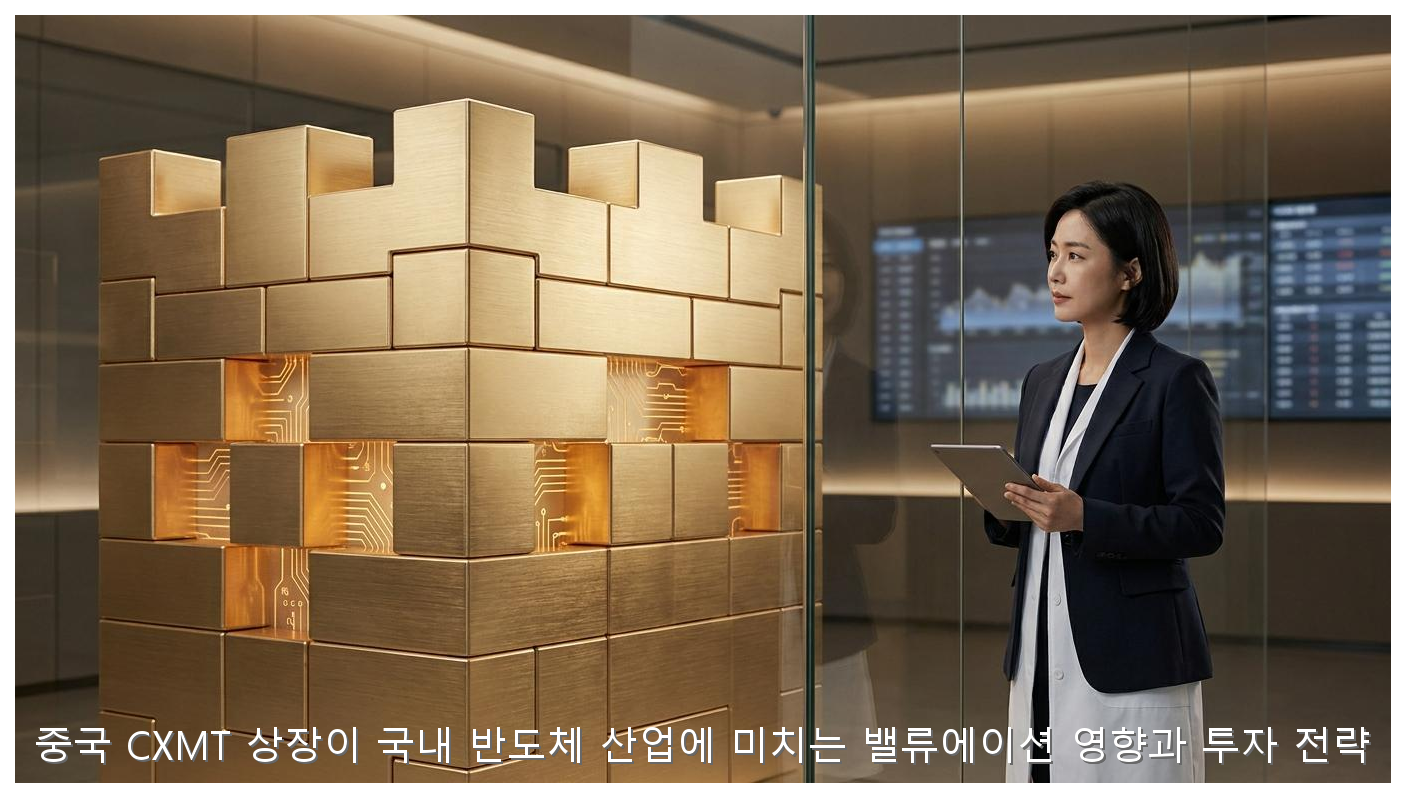 중국 CXMT 상장이 국내 반도체 산업에 미치는 밸류에이션 영향과 투자 전략 핵심 안내 및 분석 인포그래픽 (4)
