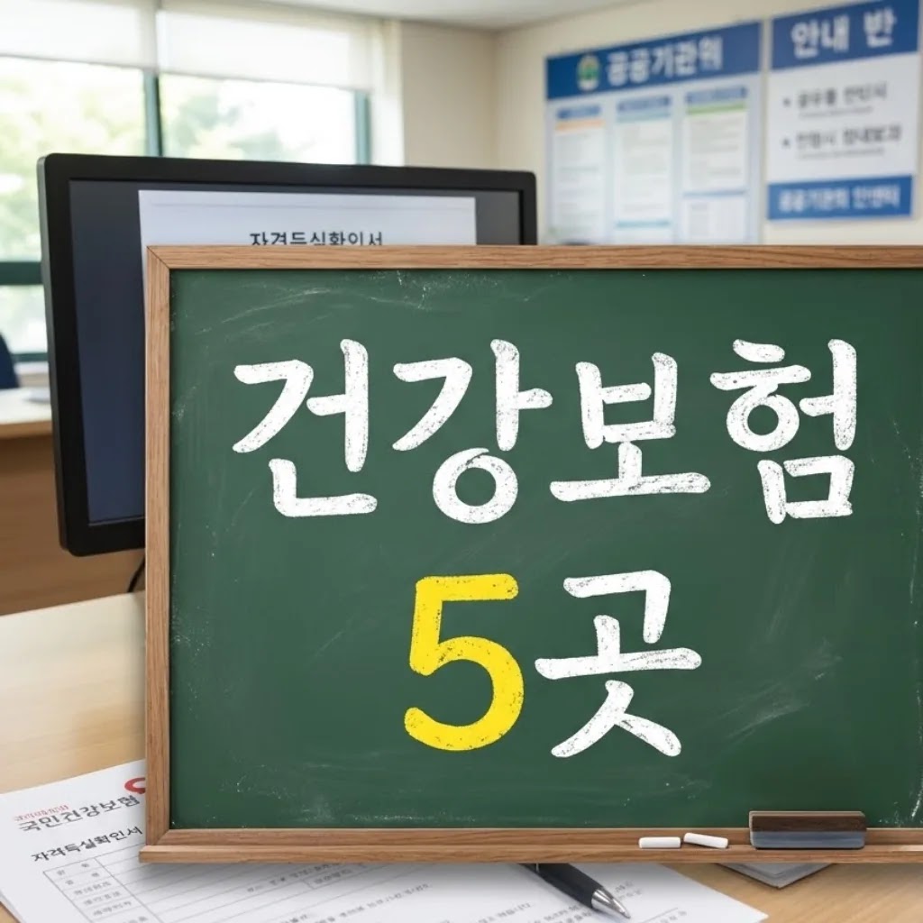 건강보험 자격득실확인서 발급 방법 무료 5곳