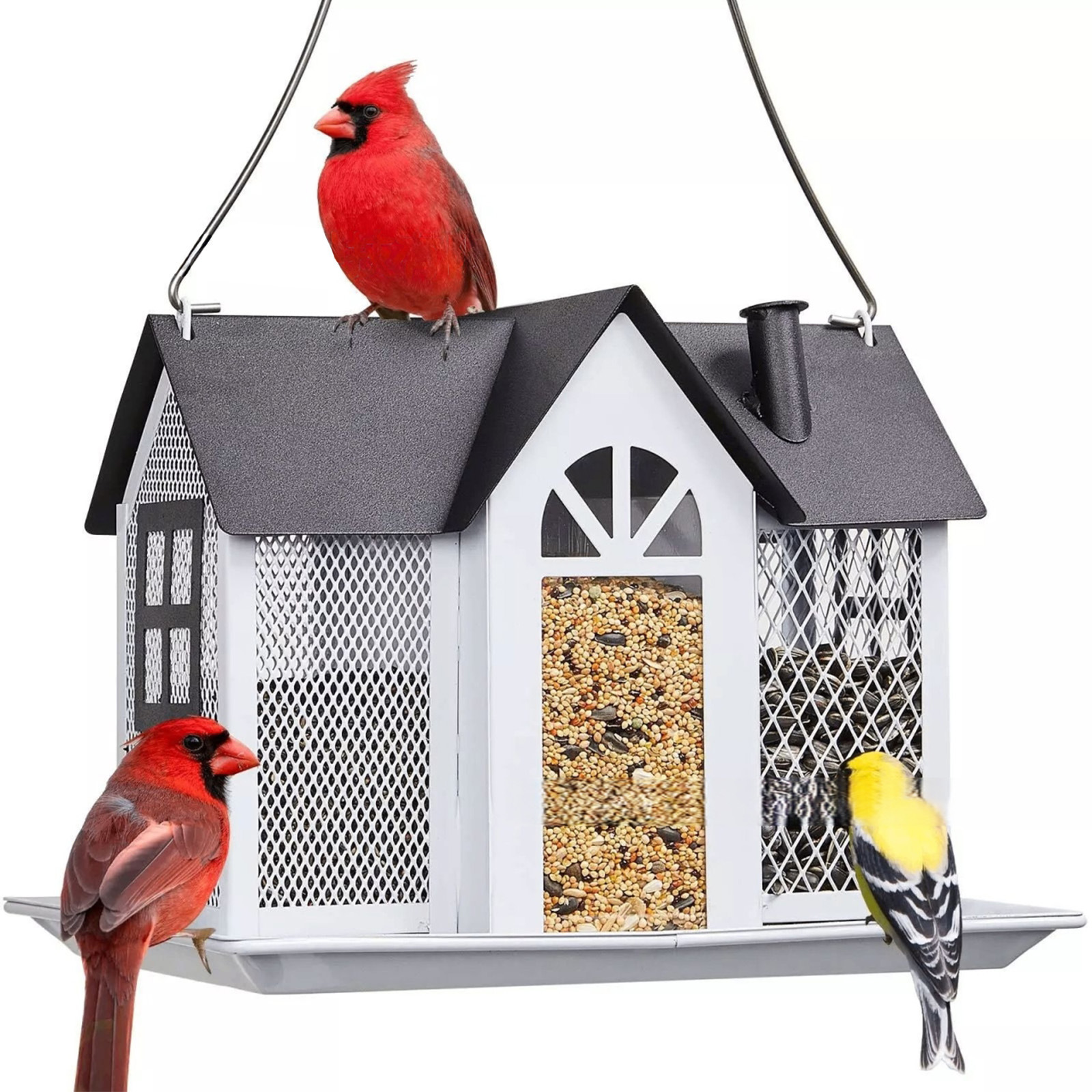 Creative Bird Feeder in House Shape