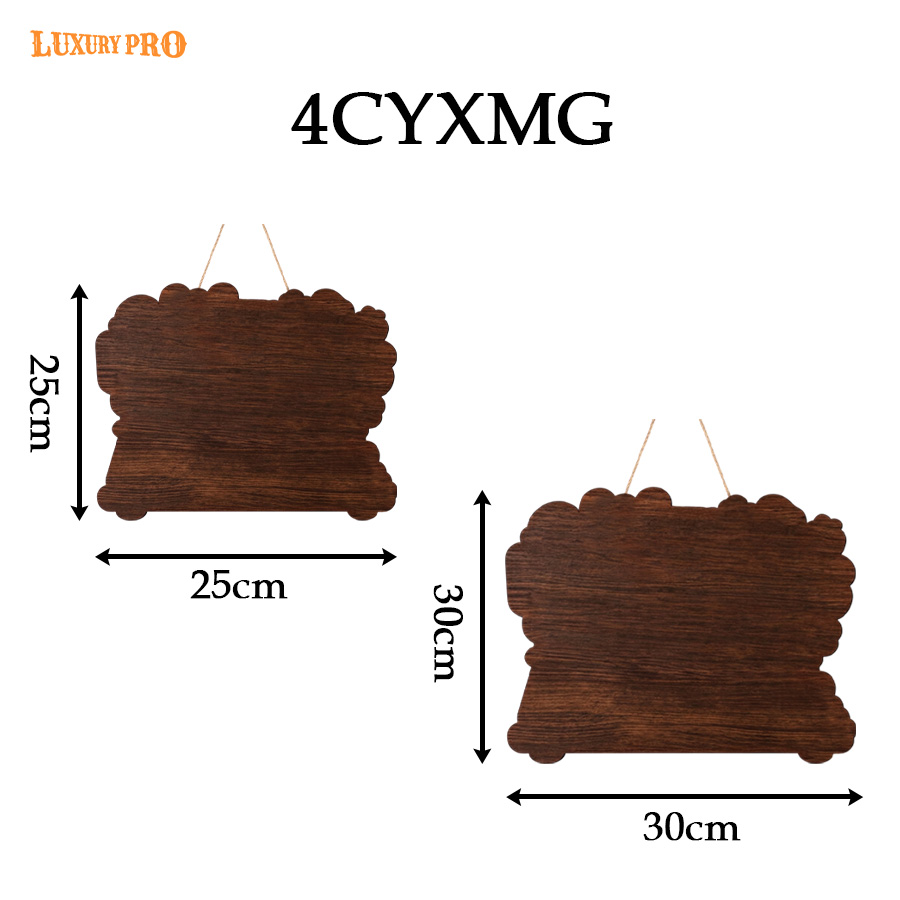 4-layer irregular wooden door hanging