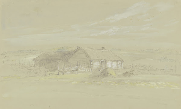 Farmstead with straw roof