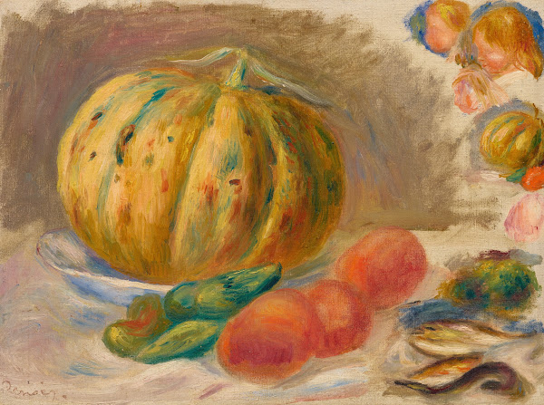 Composition aux melon et tomates circa 1903