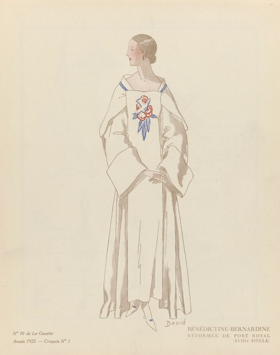 Bénédictine Bernardine Réformée de Port Royal XVIIIe siècle 1922