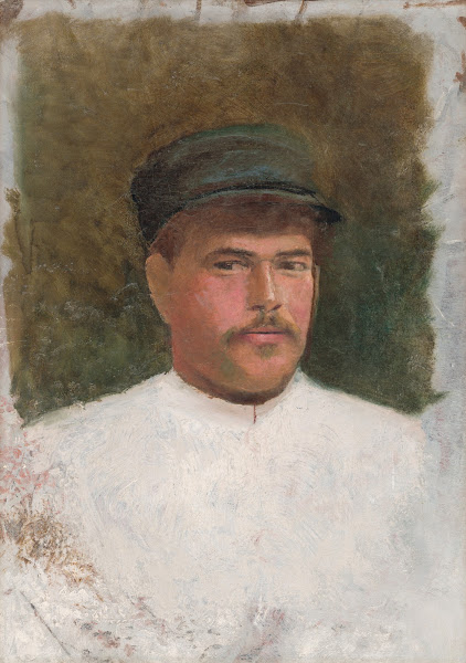 Study of a Man in a Fur Hat 18801900