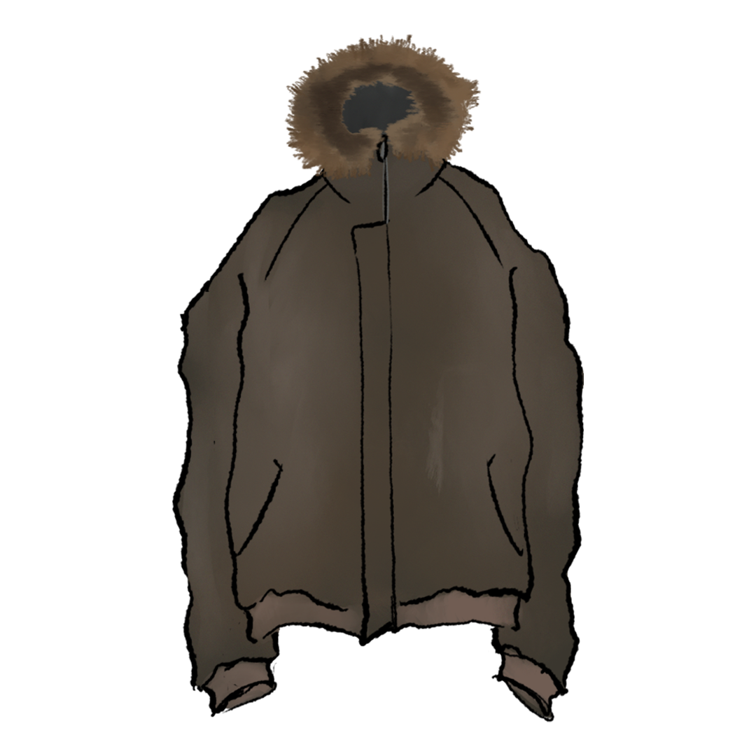 Yeezy Nylon Fur Hooded Jacket product image