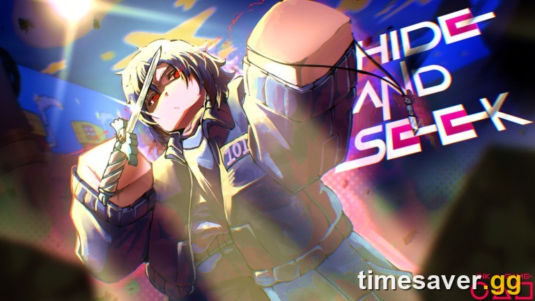 Ink Game Hide and Seek key art with player 101 holding a knife