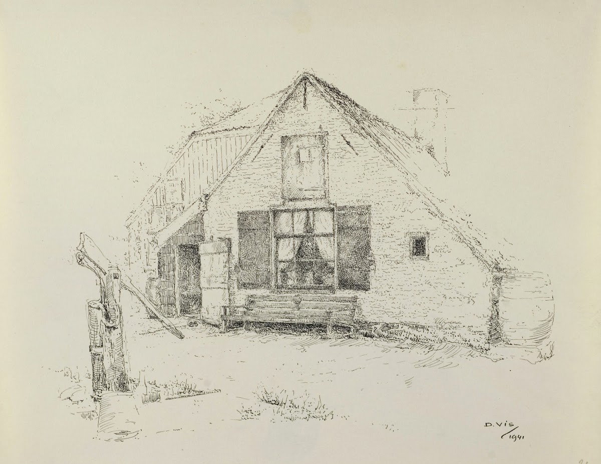 Bergen Nachtegalenlaantje atelier en woning kunstenaar 1941