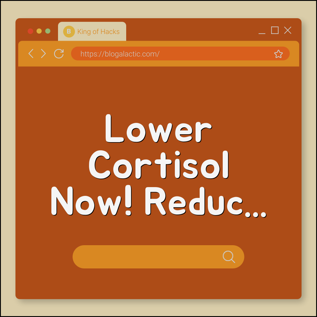 How to Lower Cortisol Levels Naturally to Reduce Stress and Belly Fat (adrenal fatigue, ashwagandha, sleep hygiene)