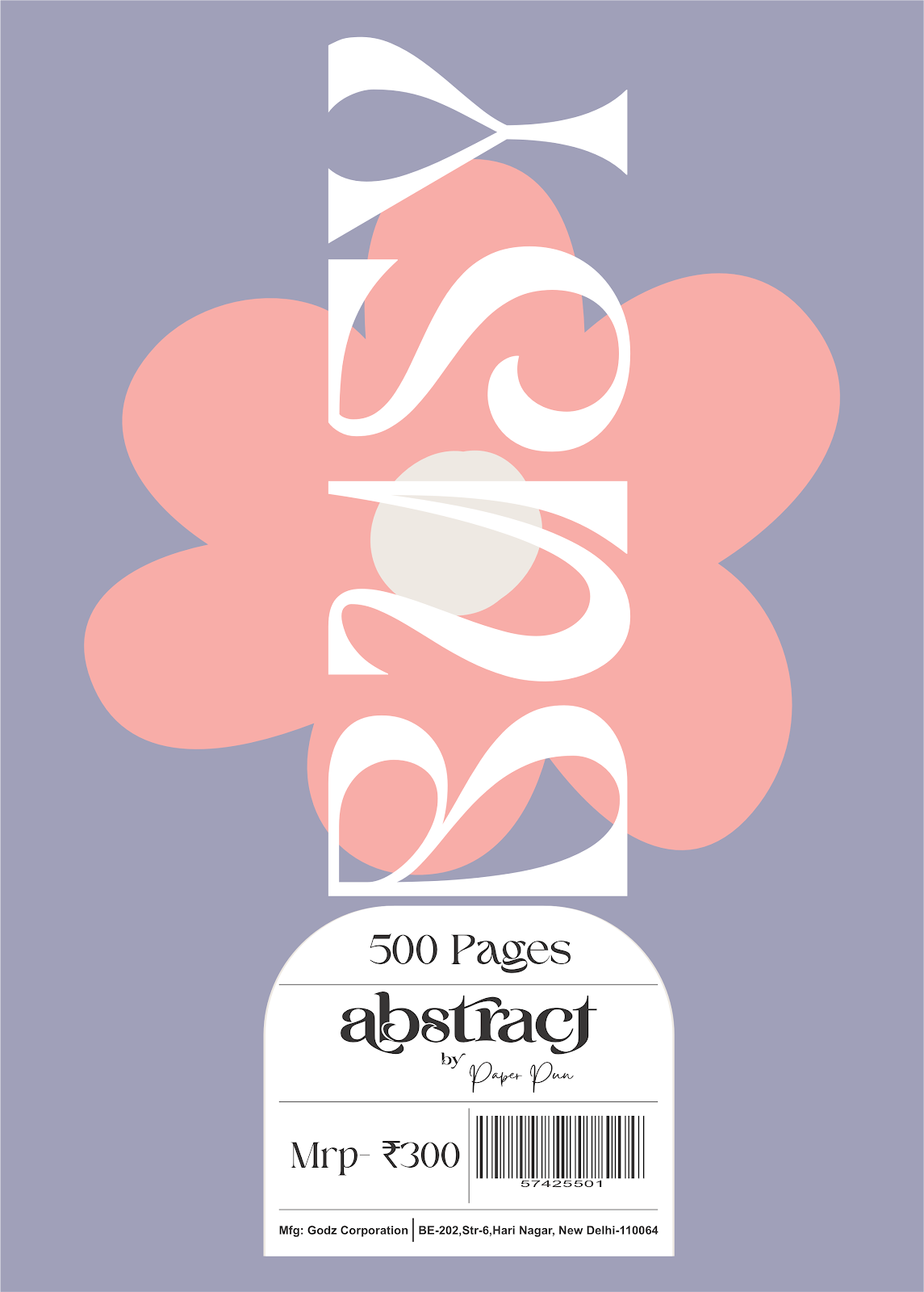 A4 Spiral Notebooks — 500 Pages (Pack of 2 Assorted Designs)