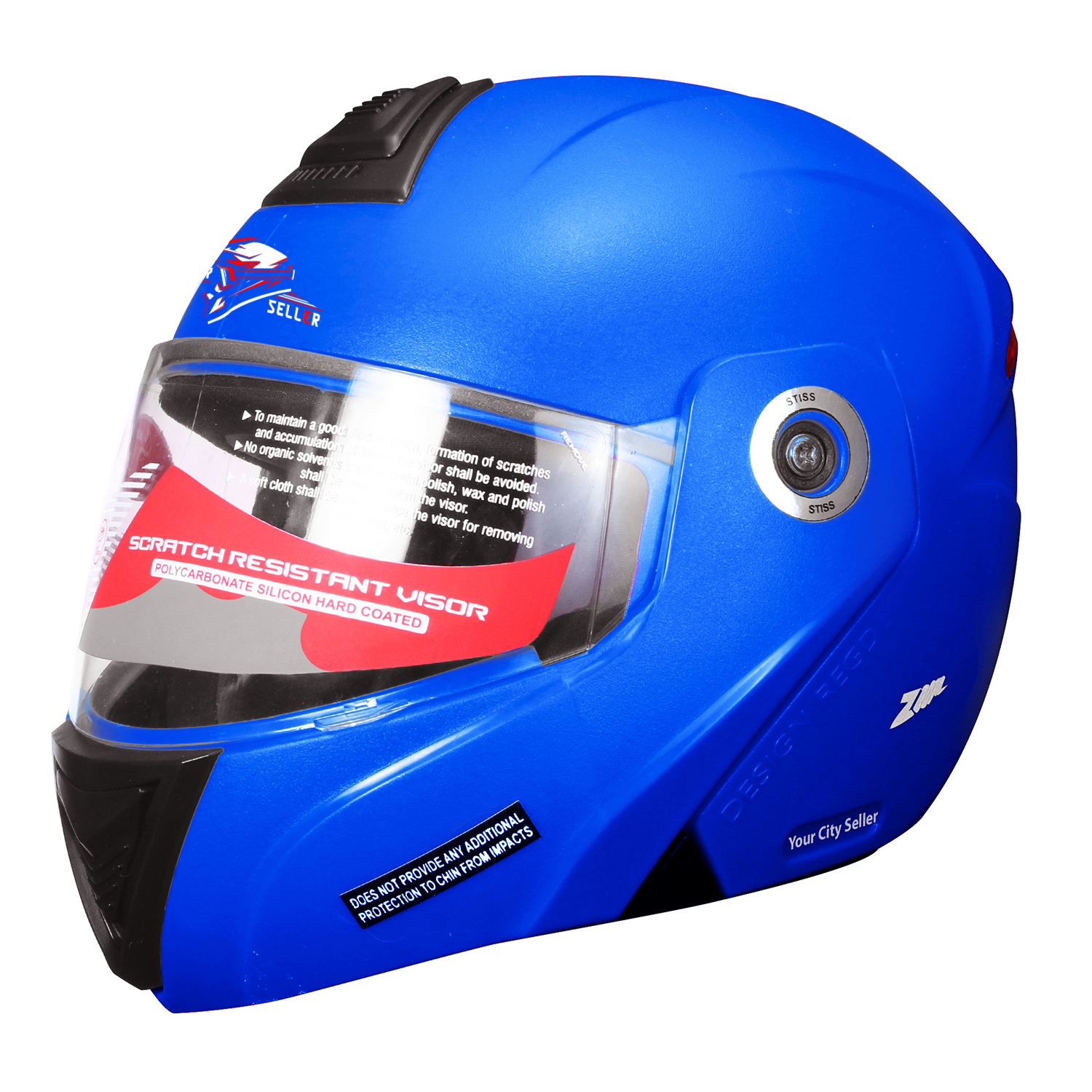 Comfortable interior padding of the helmet