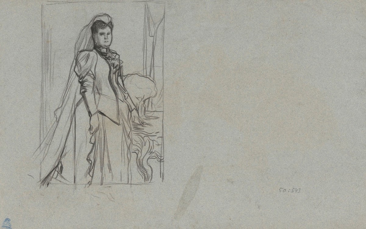 Queen Emma in widows dress 19th century