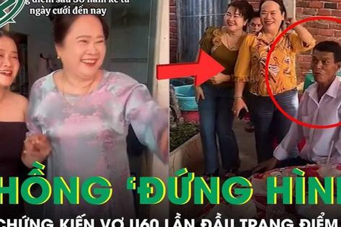 Chồng 'đứng hình' khi chứng kiến vợ U60 lần đầu trang điểm sau 30 năm đám cưới - Báo Sức Khỏe &amp; Đời Sống