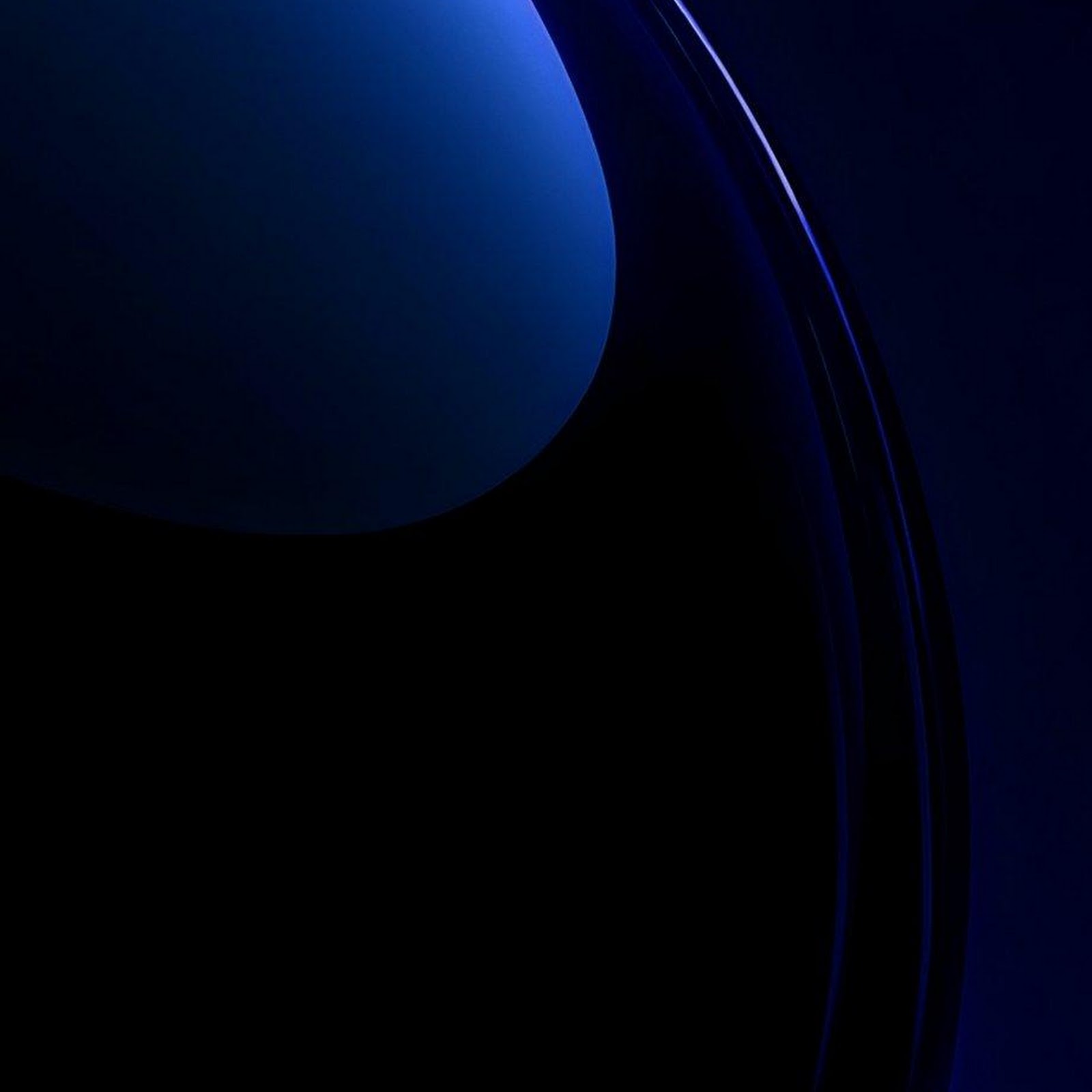 Download Abstract Dark Blue Curves iPhone