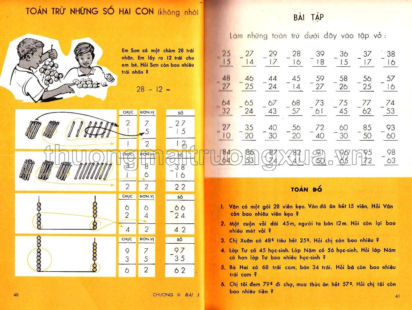 Em học toán lớp tư (1965) - Trang 21