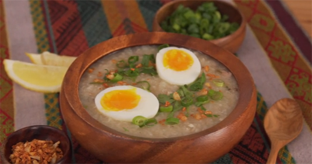 Cháo Gà Nấu Kiểu Philippine