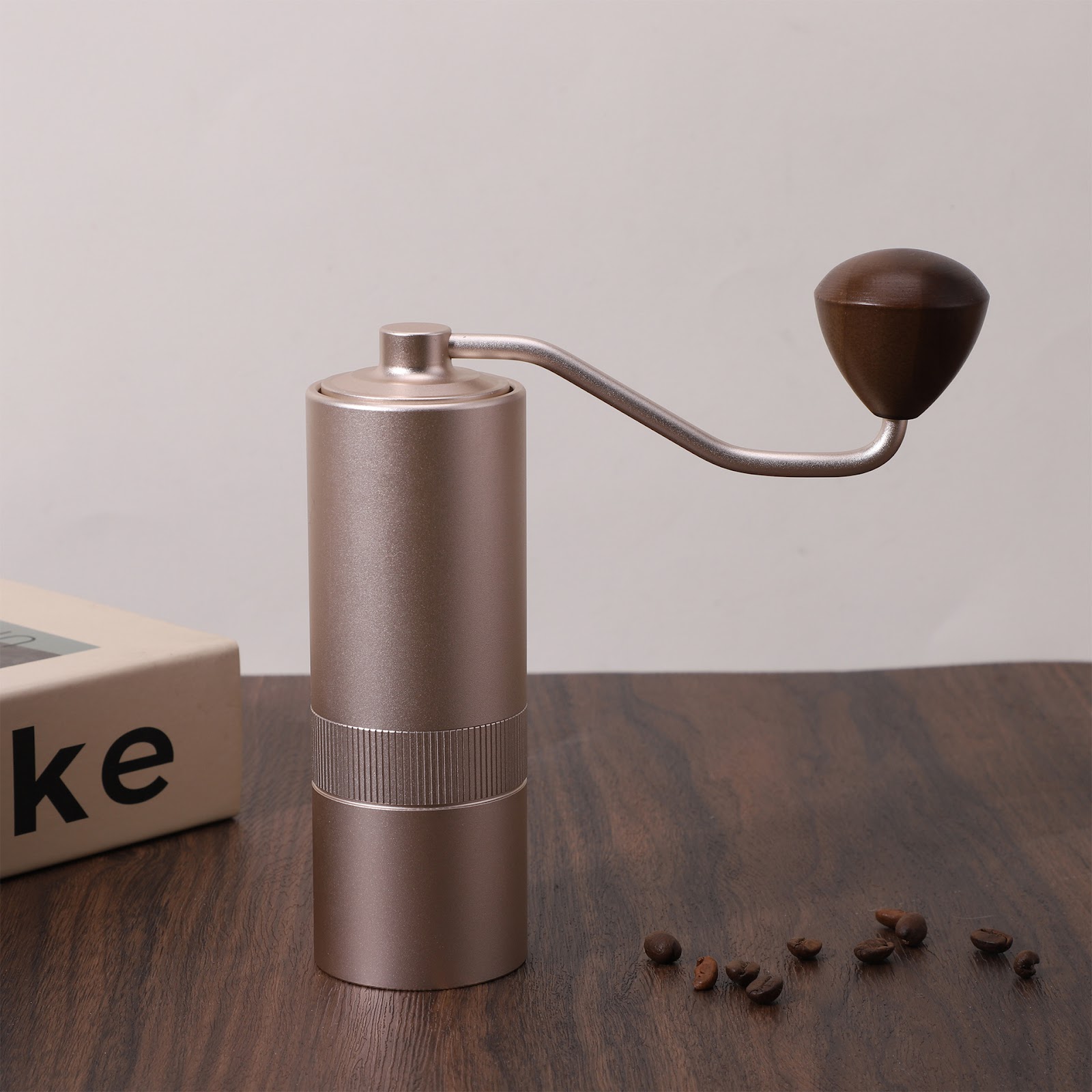 Hand coffee grinder, Italian, 3–5 cups, stainless steel