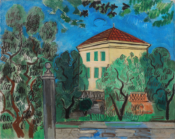 Lentrée du jardin 1923