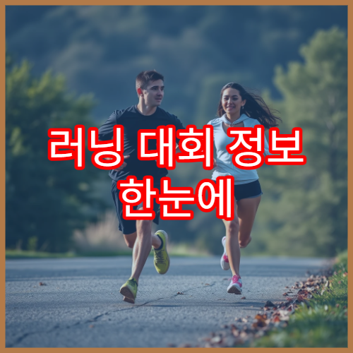 러닝 대회 정보 한눈에 정리 지역별 주요 이벤트