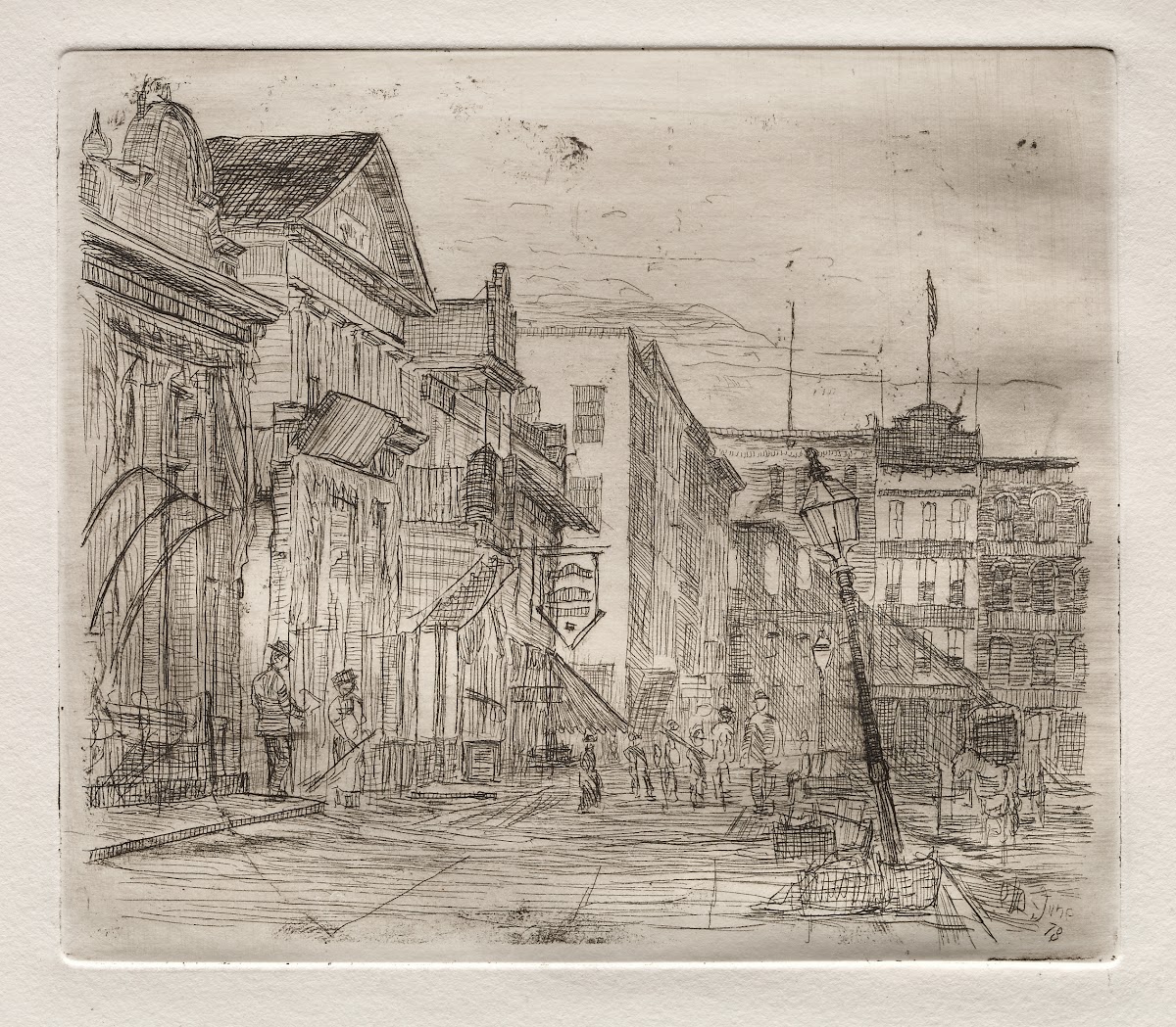 Southwest Corner Public Square Cleveland 1878