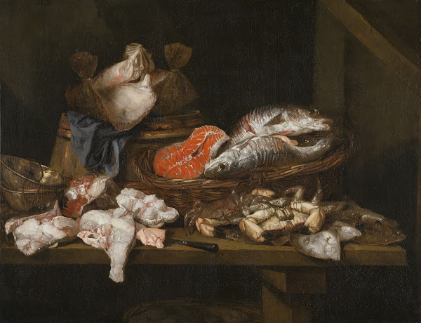 Still Life with Fish and Crustaceans 1666