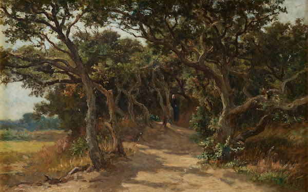 Duinenbosjes in Domburg Walcheren 1873