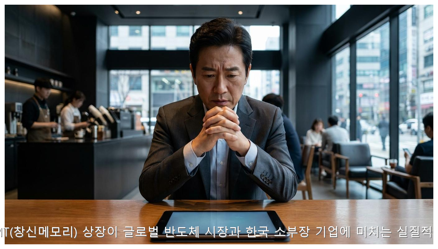중국 CXMT(창신메모리) 상장이 글로벌 반도체 시장과 한국 소부장 기업에 미치는 실질적 영향 분석 핵심 안내 및 분석 인포그래픽 (3)
