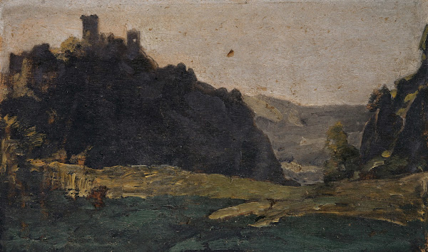 Ruin Neu Falckenstein near Balsthal 1886 1889