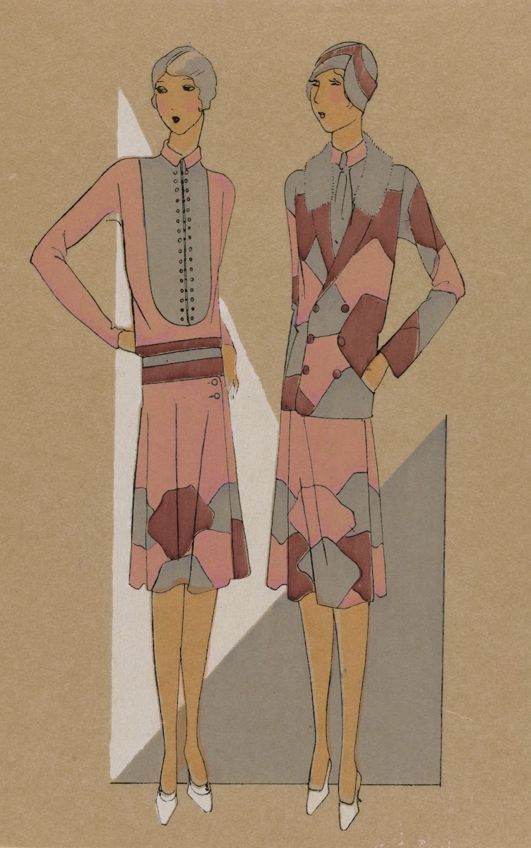 BOBETTE Robe en jersey 1927