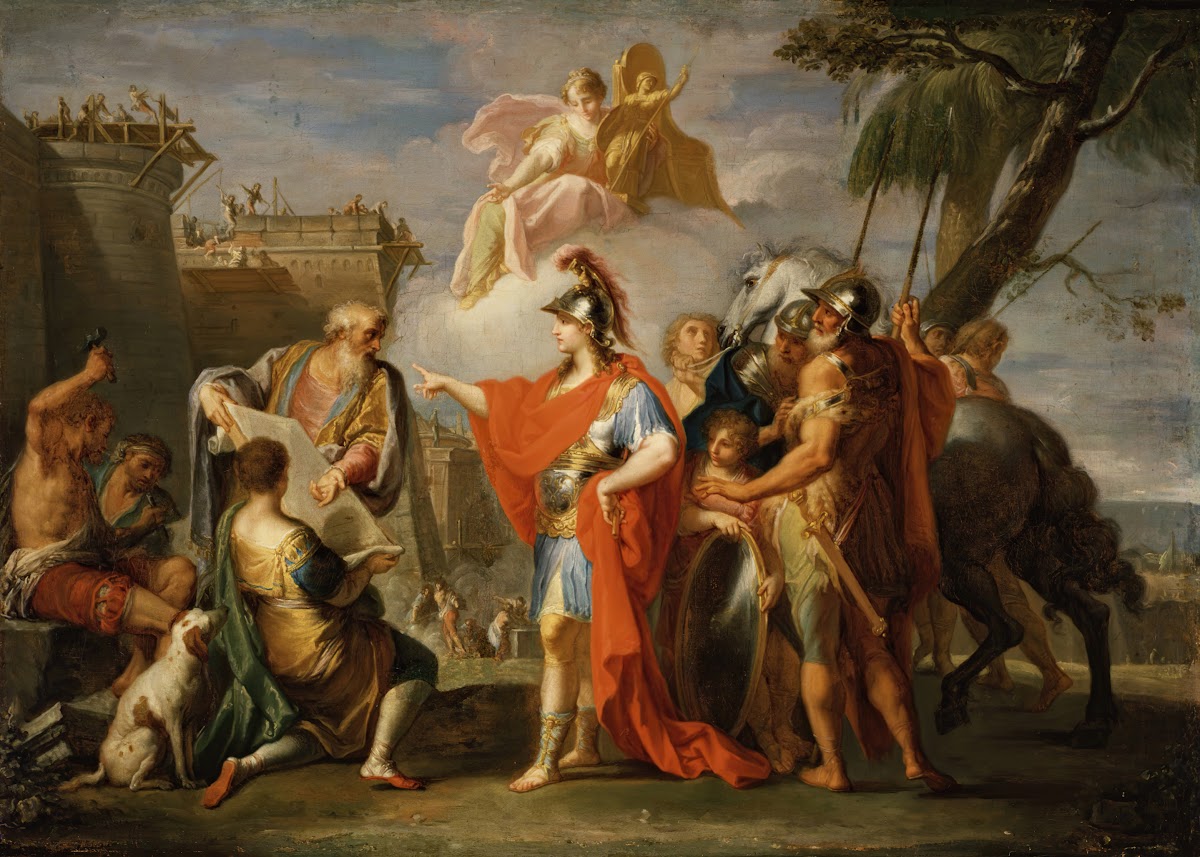Alexander the Great Founding Alexandria 1736 1737