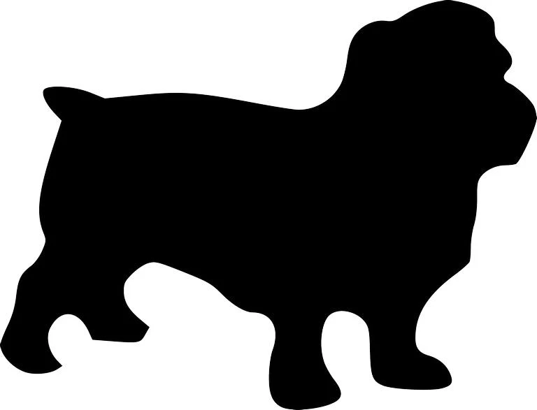 Cocker Spaniel dog silhouette art for Silhouette Cameo cutting machine