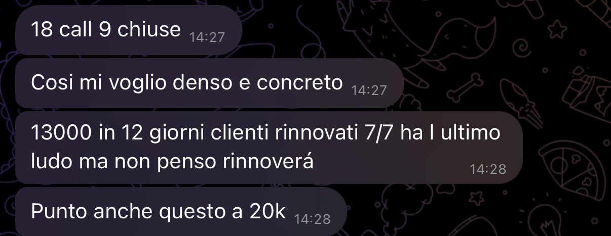 Risultato cliente 21