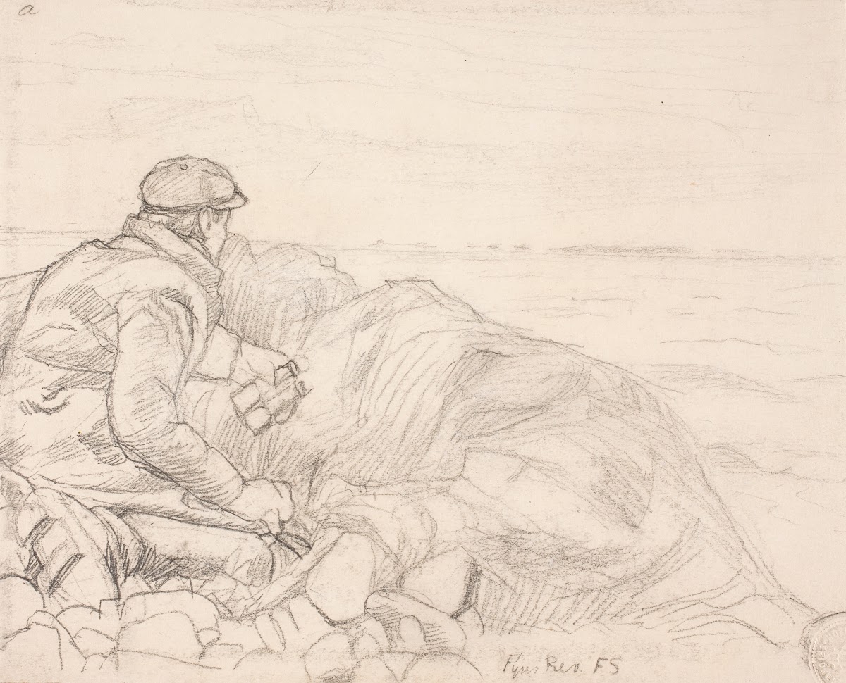 Johannes Larsen gør studier 1900   1901
