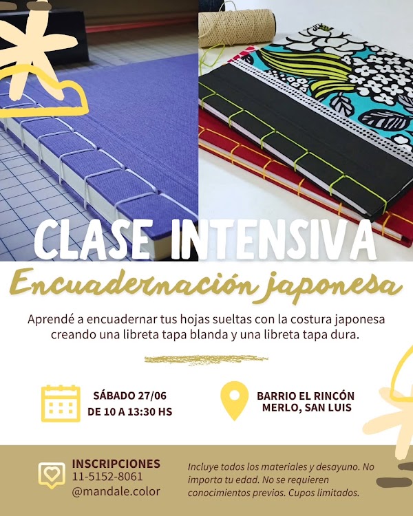Taller de encuadernación japonesa