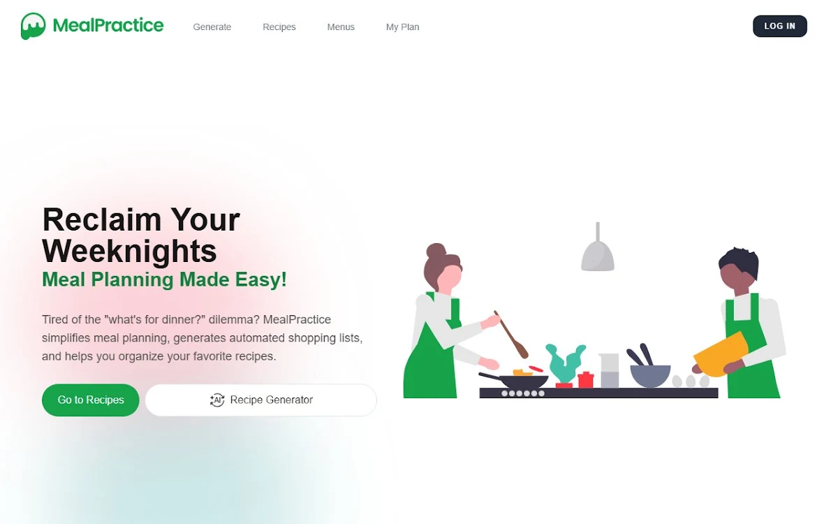 Captura de AI Recipes - Your Meal Planner