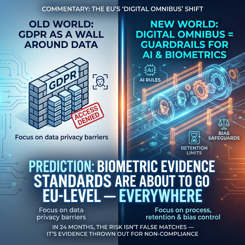 EU Digital Omnibus Will Redraw the Rules on Biometric Evidence